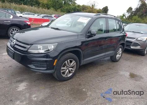 2016 Volkswagen Tiguan S z USA, uszkodzony, nr VIN WVGBV7AX6GW584941